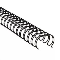 Fellowes 3:1, 6 mm, črna, 100 kosov