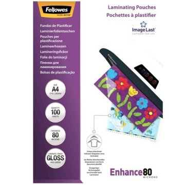 Fellowesova folija za laminiranje A4, 2x80 mikrometrov, 100 kosov