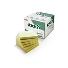 Blazinica Hopax FSC, 76 x 76 mm, rumena, 6 kosov