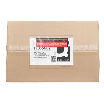 Samolepilni žepki za pakete Q-C C5, rdeči, 1000 kosov