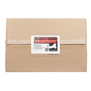 Samolepilni žepki za pakete Q-C C6, rdeči, 1000 kosov