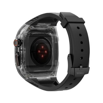WiWU WiWU - Pasek za pametno uro Wi-WB014 2v1 Armor Watch Band 49 mm - črn