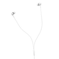 Hoco Slušalke z žico Jack 3,5 mm Hoco M70 bele