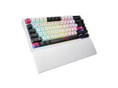 ASUS ROG Azoth X tipkovnica, ROG NX Snow V2, OLED, RGB, USB, US, brezžična (90MP044F-BKUA30)