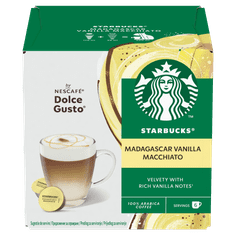 Starbucks Madagascar Vanilla Macchiato by NESCAFÉ Dolce Gusto, kapsule za kavo (36 kapsul / 18 napitkov)