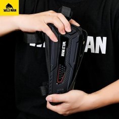 WILD MAN WILDMAN kolesarska torba za okvir z zadrgo 1L (4" - 7") M90 črna