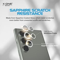 X-One Saphirglas X-ONE za objektiv fotoaparata Camera Armor – za Samsung Galaxy S23/S23 Plus