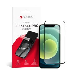 FORCELL Hibridno steklo za iPhone 12 / 12 PRO Forcell Flexible 5D črno