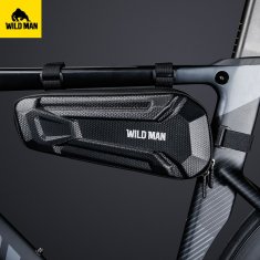 WILD MAN WILDMAN kolesarska torba za okvir z zadrgo 1,8 l XT9 črna