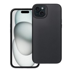 OEM Carbon Elite Mag Cover, združljiv z MagSafe, primeren za IPHONE 15 PLUS, črn