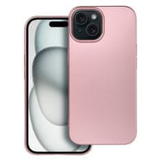OEM METALLIC etui za IPHONE 15 roza