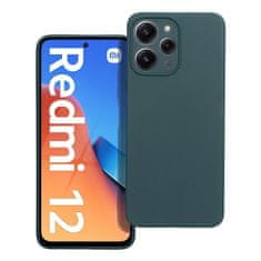 OEM MATT etui za XIAOMI Redmi 12 4G / Redmi 12 5G temnozelena