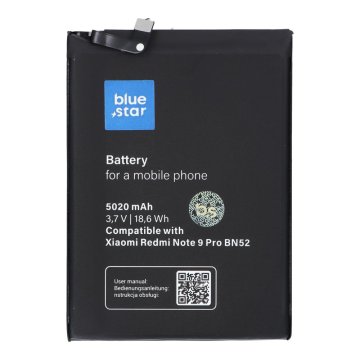 Blue Star Baterija za Xiaomi Redmi Note 9 Pro (BN52) 5020 mAh Blue Star