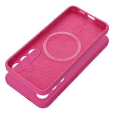 OEM 2 mm silikonski etui za SAMSUNG S25 Edge, združljiv z MagSafe, roza