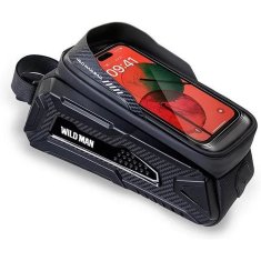 WILD MAN WILDMAN kolesarska torba za okvir z zadrgo 2L (4" - 7") M30 črna