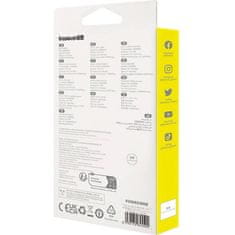 BASEUS BASEUS zvit kabel 3v1 USB A na Micro USB / Lightning / Tip C 3,5A CB000063 1,1 m modra