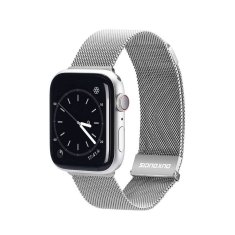 Dux Ducis DUX DUCIS magnetni pas MILANESE iz nerjavečega jekla za Apple Watch 42/44/45 mm srebrn
