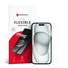 FORCELL Hibridno steklo za iPhone 15 Forcell Flexible Nano Glass