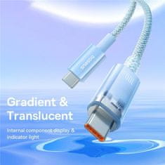BASEUS BASEUS kabel tip C na tip C PD 6A 100W Explorer P10319703311-01 / CB000043 2 m modra