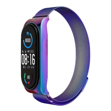OEM METAL kovinski trak za XIAOMI Mi Band 5/6 večbarven (05)