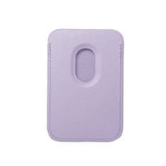 OEM Magnetni denarnik za kartice LEATHER MAG WALLET, združljiv z MagSafe, lila