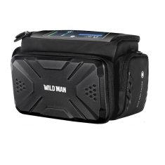 WILD MAN WILDMAN kolesarska torba za krmilo z zadrgo 4L GS6 črna