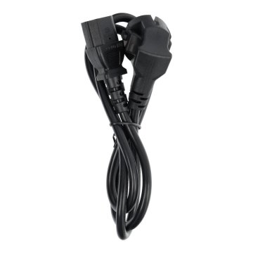 OEM Napajalni kabel za računalnik / tiskalnik / monitor 230 V, 16 A, 1 m, črn