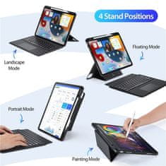 Dux Ducis DUX DUCIS etui DK zložljiva torbica z brezžično tipkovnico za iPad Air 13 (2024)/Pro 12.9 (2020/2021/2022) črna