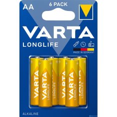 Varta VARTA alkalna baterija R6 (AA) Longlife 6 kos