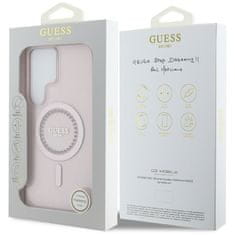 Guess GUESS etui za SAMSUNG S25 Ultra GUHMS25LPFTDTEP (Magnetic IML Rhinestones) roza