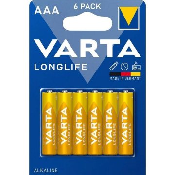 Varta VARTA alkalna baterija R3 (AAA) Longlife 6 kos