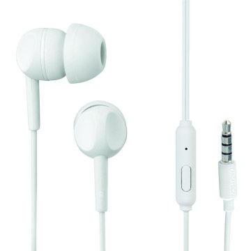 Thomson THOMSON slušalke z mikrofonom, priključek 3,5 mm, EAR3005W, bele