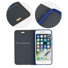 OEM LUNA Book Gold torbica za SAMSUNG J5 2017, granatna