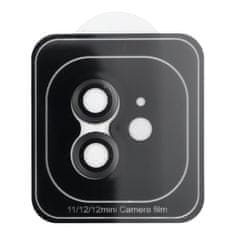 OEM Zaščitna folija PROTECTOR 9H + aplikator za IPHONE 11 / 12 MINI črna