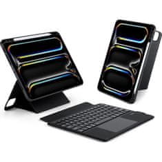 Dux Ducis DUX DUCIS etui DK zložljiv z brezžično tipkovnico za iPad Pro 11 (2024) črn