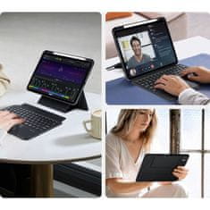 Dux Ducis DUX DUCIS etui DK zložljiv z brezžično tipkovnico za iPad Pro 11 (2024) črn