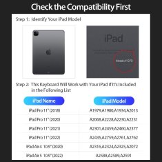 Dux Ducis DUX DUCIS etui DK zložljiv z brezžično tipkovnico za iPad 4/5/6/iPad Pro 11 (2018/2020/2021/2022) črn