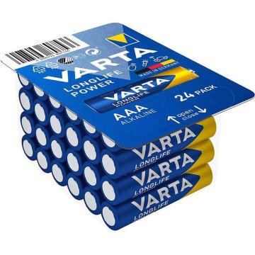 Varta VARTA alkalna baterija R3 (AAA) Longlife Power 24 kos