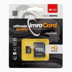 IMRO IMRO pomnilniška kartica microSD 8 GB z adapterjem SD