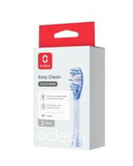 Oclean Nastavek Easy Clean - 2 kos Modra, za električno zobno ščetko