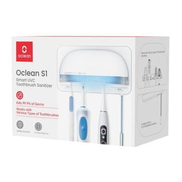 Oclean Sterilizacijska svetilka S1 Bela, za zobne ščetke