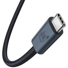 BASEUS BASEUS kabel tip C na tip C PD3.1 240 W 8K 60 Hz CB000068 1 m črn