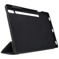 Dux Ducis DUX DUCIS DOMO zložljiva torbica s prostorom za pisalo za SAMSUNG Tab S8 Plus (X800/X806)/S7FE(T730/T736B)/S7 Plus (T970/T976B) črna