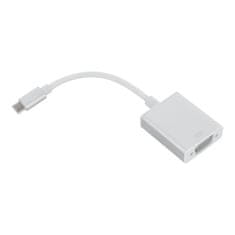 OEM Adapter tip C (moški) za VGA bel