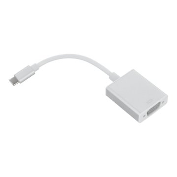 OEM Adapter tip C (moški) za VGA bel