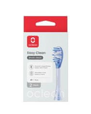 Oclean Nastavek Easy Clean - 2 kos Modra, za električno zobno ščetko