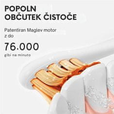 Oclean Električna zobna ščetka Flow S Bela, Sonični motor