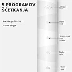 Oclean Električna zobna ščetka Flow S Bela, Sonični motor