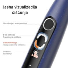 Oclean Električna zobna ščetka X Lite Set Temno Modra, Sonični motor