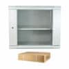 Datech zidni kabinet 18U 901 600x600 siv + polica DP.6618.9000
